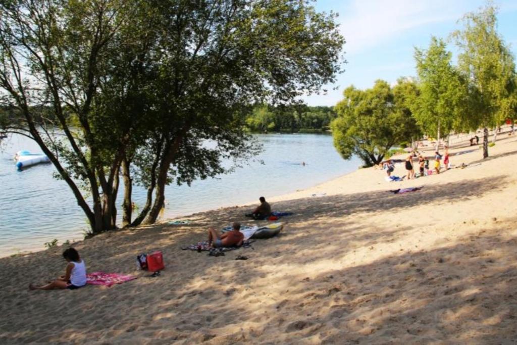 Apartamento "Oslo" - Haus Am See Mit Sandstrand Nahe Rhein-Main Und Spessart Kahl am Main Exterior foto