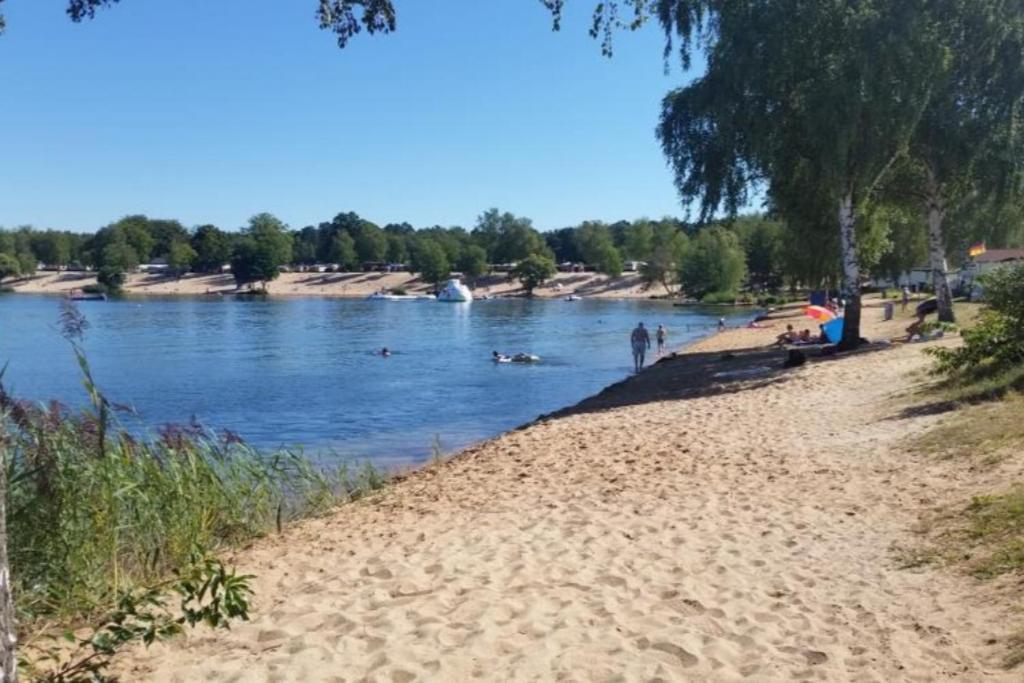 Apartamento "Oslo" - Haus Am See Mit Sandstrand Nahe Rhein-Main Und Spessart Kahl am Main Exterior foto